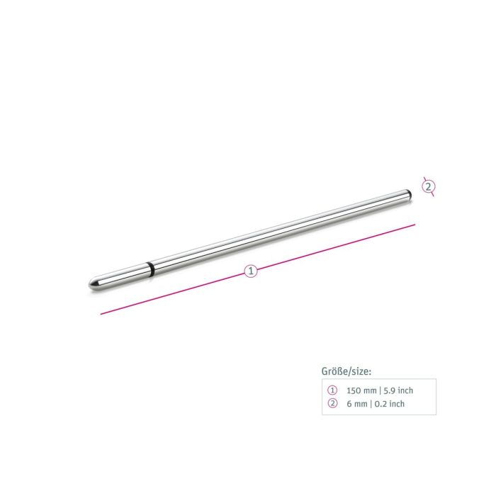 Son uréthral Thin Finn Mystim MS46190 Argenté 10 Son uréthral Thin Finn Mystim MS46190 Argenté 10