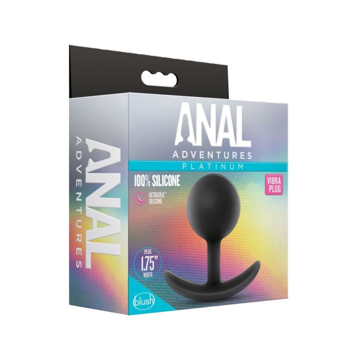 Plug Anal Blush Adventures Noir (8,9 cm) (7,6 cm) 1 Plug Anal Blush Adventures Noir (8,9 cm) (7,6 cm) 1