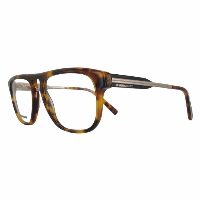 Monture de Lunettes Homme Dsquared2 DQ5257-052-53 Doré Ø 53 mm