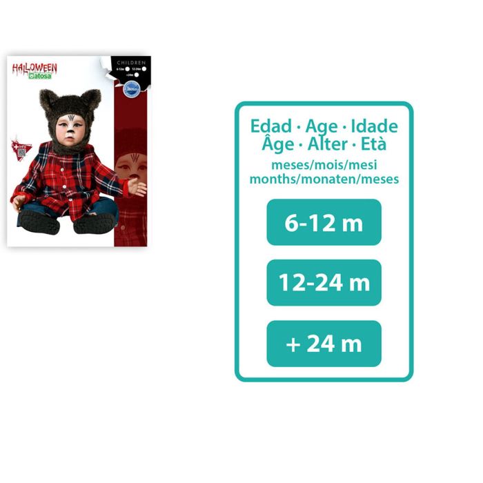 Déguisement pour Bébés Loup-garou + 24 Mois 3 Déguisement pour Bébés Loup-garou + 24 Mois 3