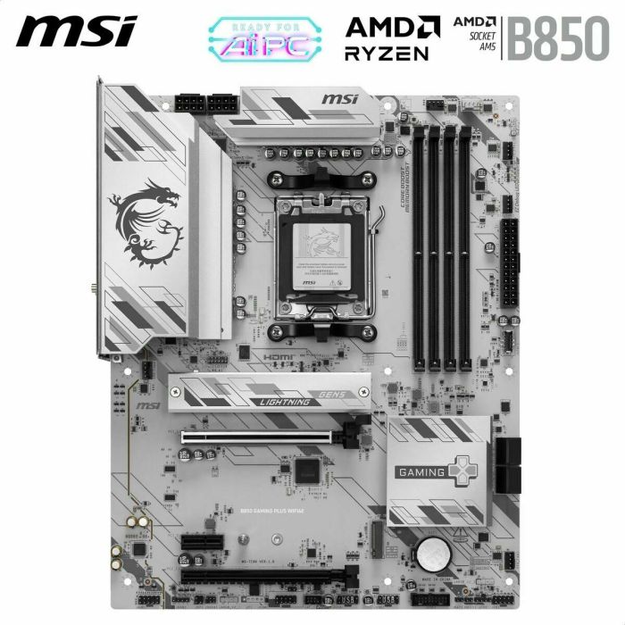 Carte Mère MSI B850 GAMING PLUS WIFI6E AMD AM5 6