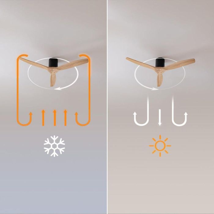 Ventilateur de Plafond Cecotec Aero 5400 Classic 40 W Ø 132 cm Noir Bois 2