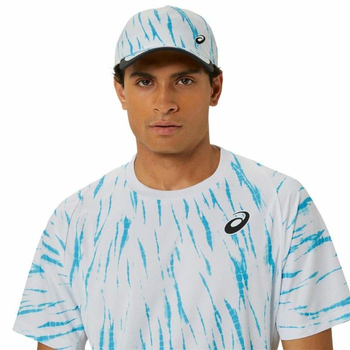 Maillot de Corps de Sport à Manches Coupe Asics Game Ss Top Blanc Bleu clair Tennis 4 Maillot de Corps de Sport à Manches Coupe Asics Game Ss Top Blanc Bleu clair Tennis 4