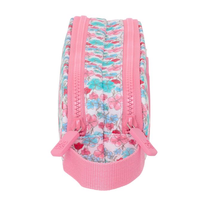 Trousse Fourre-Tout Double Moos Flores Multicouleur 21 x 8 x 6 cm 2 Trousse Fourre-Tout Double Moos Flores Multicouleur 21 x 8 x 6 cm 2