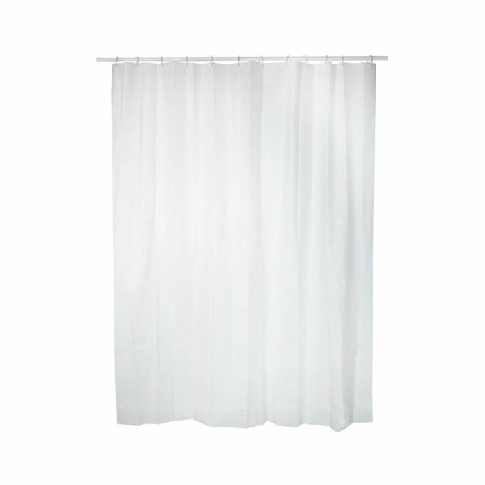 Rideau de Douche Exma Blanc PVC 140 x 180 cm