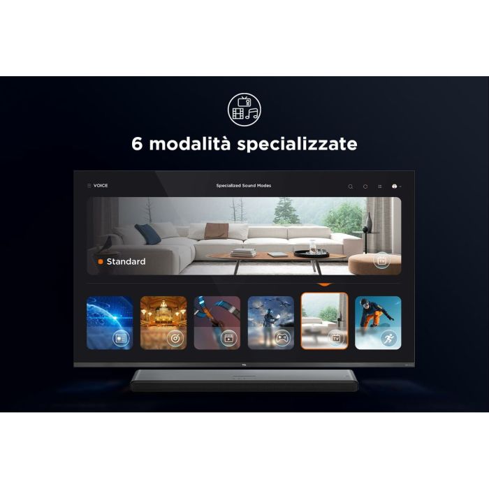 Barre audio TCL S55HE Noir 40 W 60 W 5 Barre audio TCL S55HE Noir 40 W 60 W 5