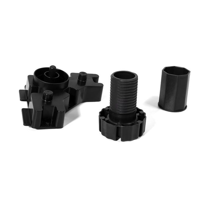 Pata Cocina Octo+ Regulable 85-110 Negro Con Triagulo Extensión 140-190 Juypal (Set de 4) 0 Pata Cocina Octo+ Regulable 85-110 Negro Con Triagulo Extensión 140-190 Juypal (Set de 4) 0