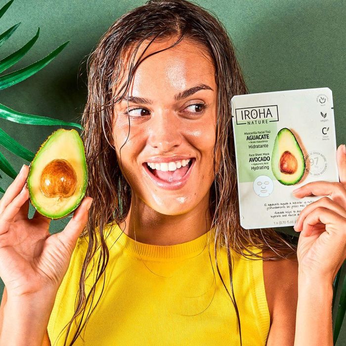 Iroha Nature Mask Avocado + Hyaluronic Acid 2 Iroha Nature Mask Avocado + Hyaluronic Acid 2