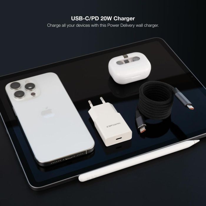 Chargeur mural NANOCABLE 10.10.2021 Blanc 20 W 2