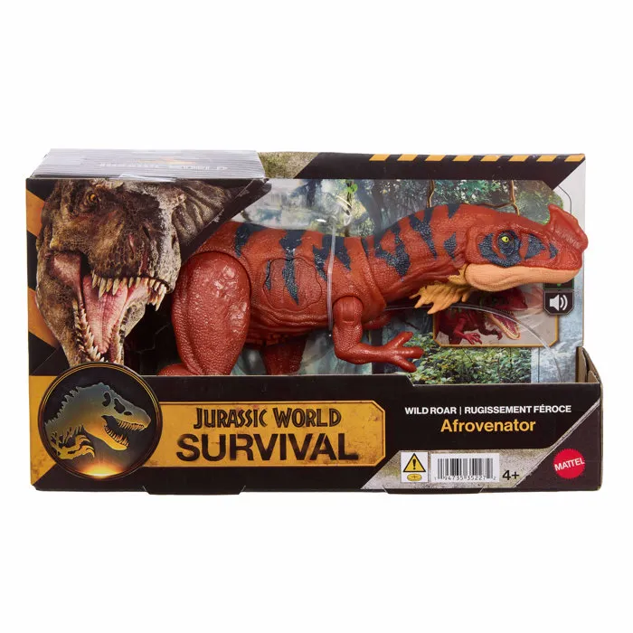 Jurassic World Survival Afrovenator Dino Sonore - Dinosaure à effet sonore et lumineux JKL76