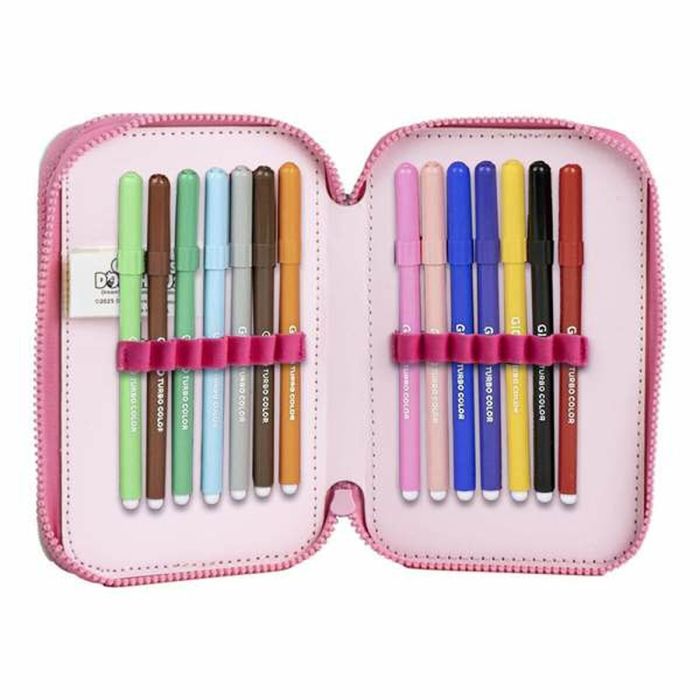 Pochette crayons Gabby's Dollhouse Rose 12,5 x 19,5 x 4,5 cm 1