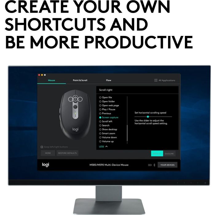 Logitech M590 Silent Bluetooth Optisch Graphit 6 Logitech M590 Silent Bluetooth Optisch Graphit 6