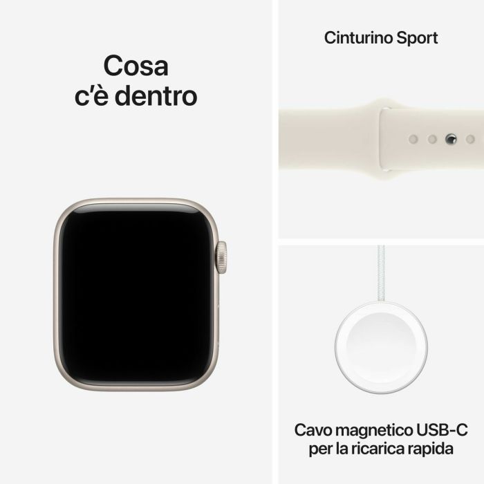 Montre intelligente Apple MEHJ4QL/A Blanc Ø 44 mm 1