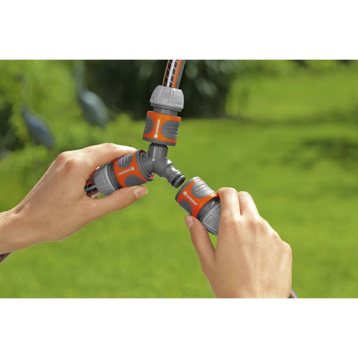 Connecteur de tuyau Gardena 18287-20 Ø 15 mm 1/2" Triple Système d'irrigation 4 Connecteur de tuyau Gardena 18287-20 Ø 15 mm 1/2" Triple Système d'irrigation 4