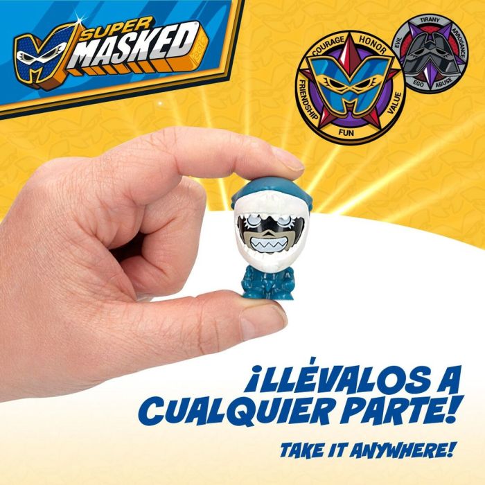 Figurines d’action Eolo Super Masked 3 x 4,5 x 3,5 cm (12 Unités) 3 Figurines d’action Eolo Super Masked 3 x 4,5 x 3,5 cm (12 Unités) 3