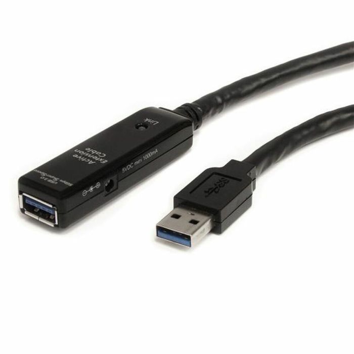 Câble USB Startech USB3AAEXT3M USB A Noir