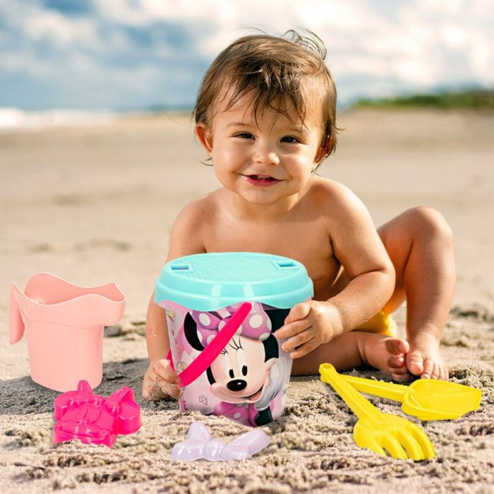 Set de jouets de plage Minnie Mouse 18 x 16 x 18 cm (12 Unités) 5
