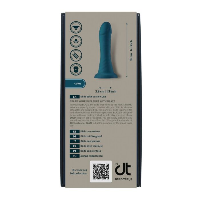 Gode Dream Toys Bold Bleu Ø 3,2 cm 16 cm 2 Gode Dream Toys Bold Bleu Ø 3,2 cm 16 cm 2