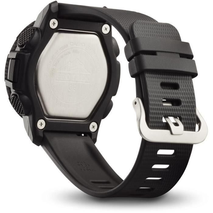 Horloge - PRO TREK - PRT-B50-1ER - Noir - Étanchéité 20 Atm - Autonomie 1 mois 1 Horloge - PRO TREK - PRT-B50-1ER - Noir - Étanchéité 20 Atm - Autonomie 1 mois 1