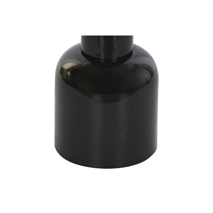 Table d'appoint DKD Home Decor Verre Noir Transparent Fer 41 x 41 x 57 cm 1