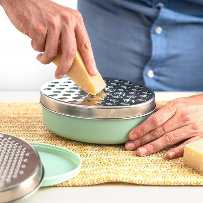 Rallador Oval con Depósito Ozon Quid 17x12x7 cm (36 Unidades) 4