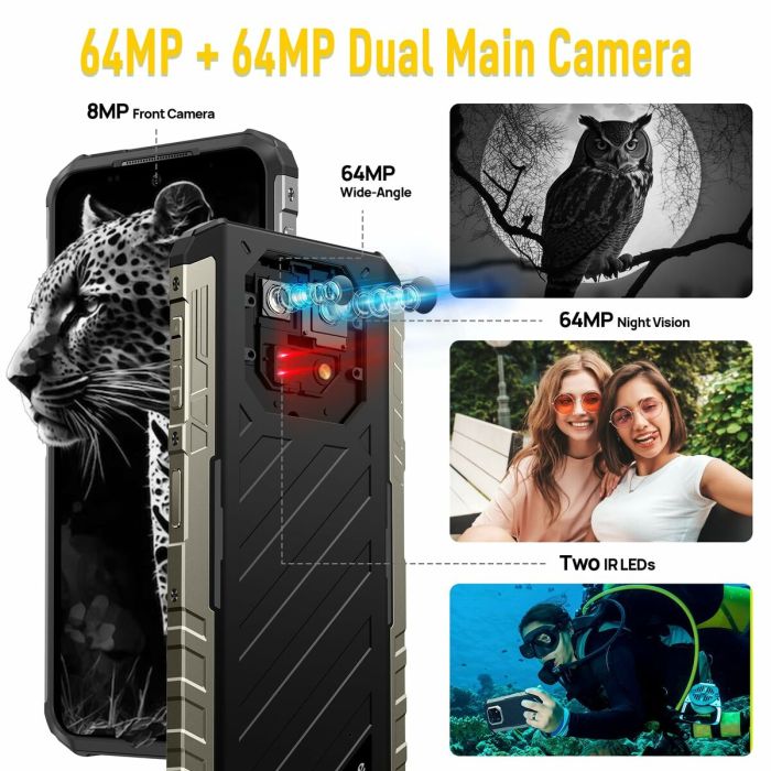 Smartphone Ulefone ARMOR X32 12 GB RAM 128 GB Noir 6