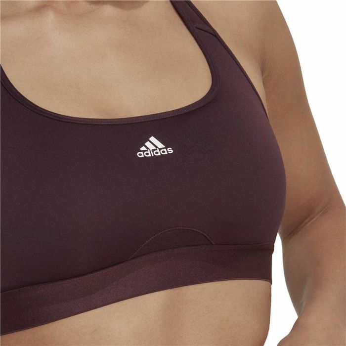 Soutien-gorge de Sport Adidas Powerreact Violet foncé 1