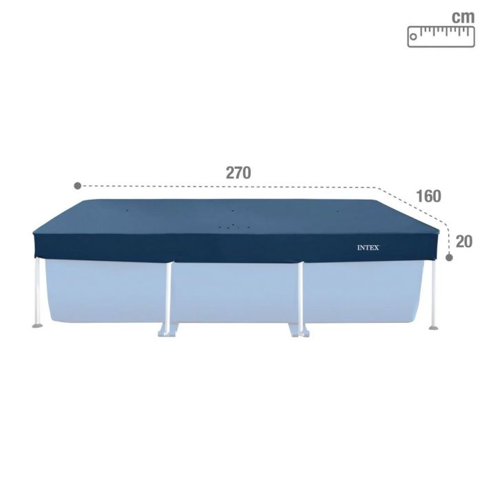 Bâches de piscine Intex Blue marine 260 x 30 x 160 cm Rectangulaire (6 Unités) 3 Bâches de piscine Intex Blue marine 260 x 30 x 160 cm Rectangulaire (6 Unités) 3