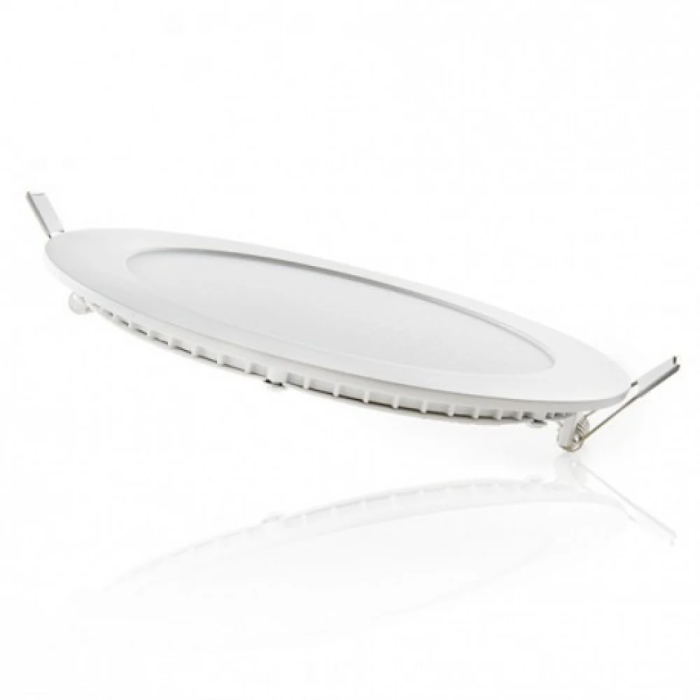 Plaque LED Circulaire 12W 860Lm 4200K Blanc Naturel Ultra Mince 18mm 96Lm/W IP25 Aluminium Driver Inclus GR-RDP09-12W-W-EP02 2