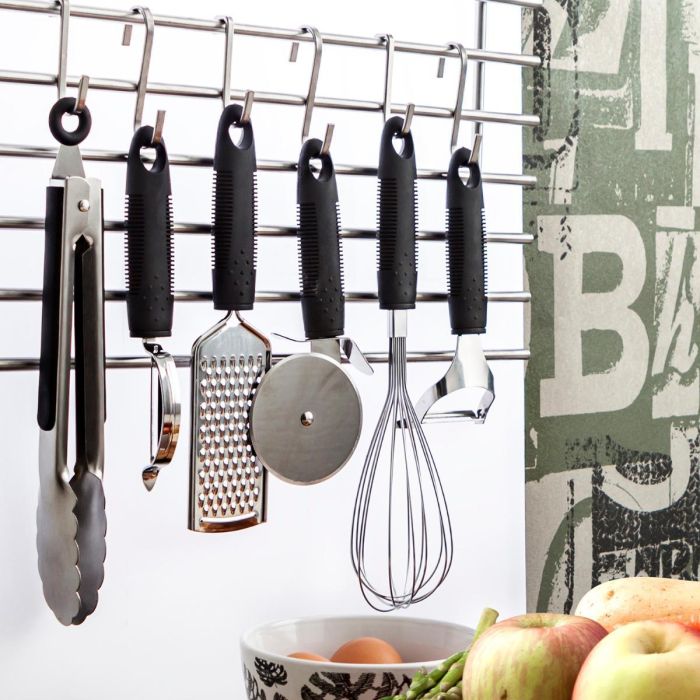 Pinza Servir Acero Inoxidable Habitat Quid 32x7x3 cm (12 Unidades) 1