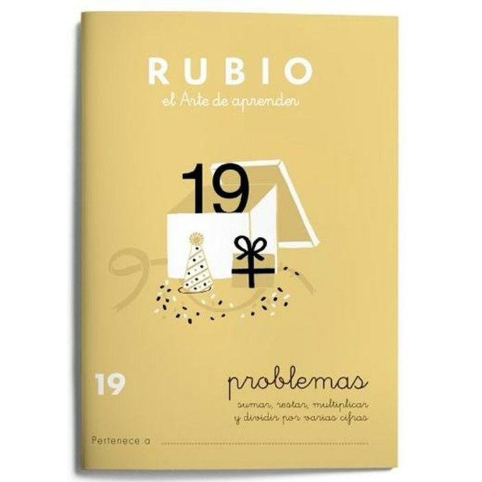 Cahier de maths Rubio Nº19 A5 Espagnol 20 Volets (10 Unités) 1