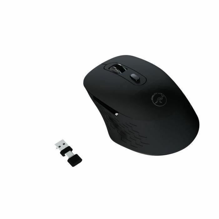 Mobility Lab Souris sans fil Omega Bluetooth et récepteur 2,4GHz Noir Clics silencieux Précision ajustable MOB3700527314556
