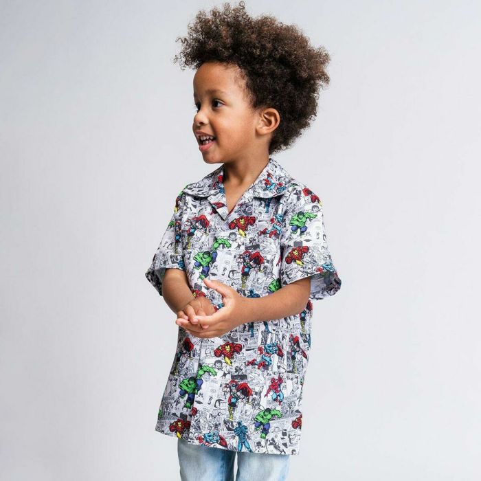 Chemise Marvel Gris clair 2