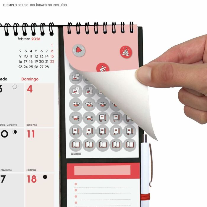 calendrier mural Finocam Plus Papier 2026 21,5 x 32,5 cm 1