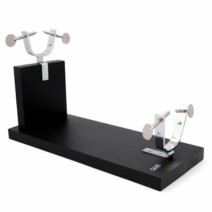 Support à jambon cru Quid Ebano Noir Bois 46 x 18 x 25 cm (6 Unités) 1