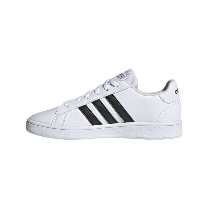 Chaussures de Sport pour Enfants Adidas Grand Court Blanc 8