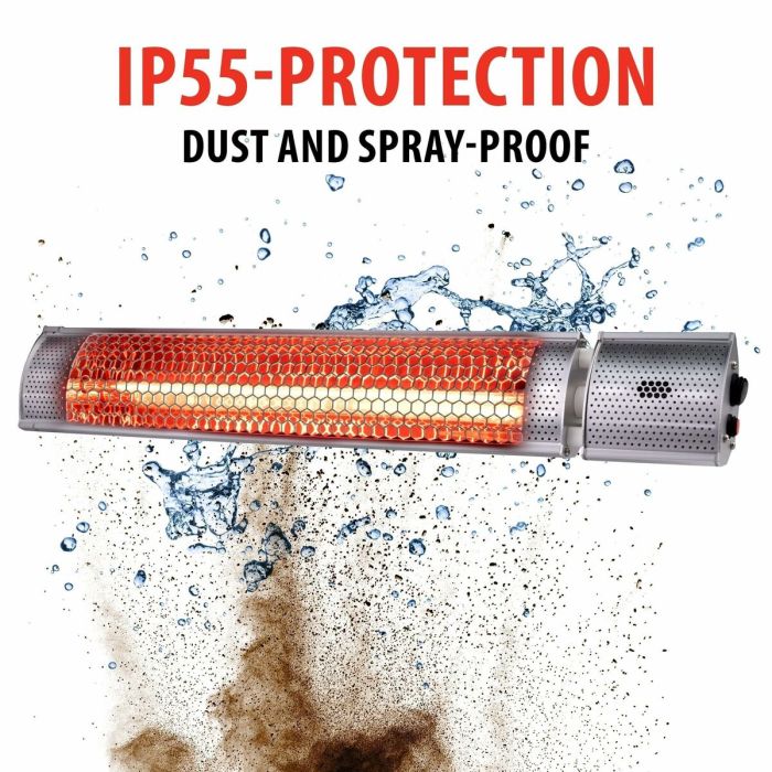 Chauffage Alpina Gris 5