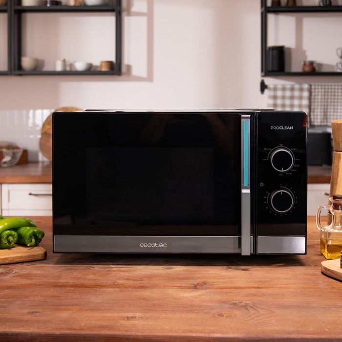 Micro-ondes avec Gril Cecotec Proclean 4120 Noir 800 W 23 L 7