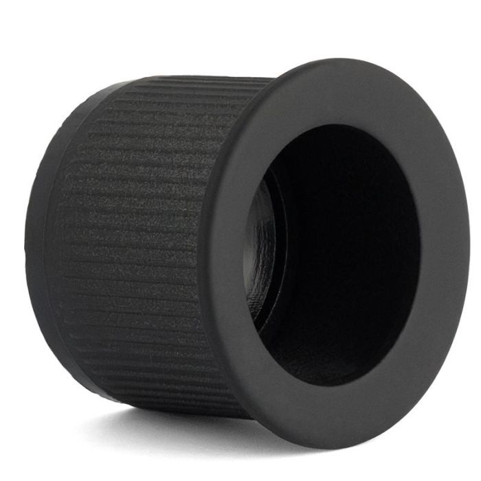 Tirador Embutir Zamak Modelo Dedal Niquel Satinado, Negro Mate Acabado Níquel Satinad Jandel 1