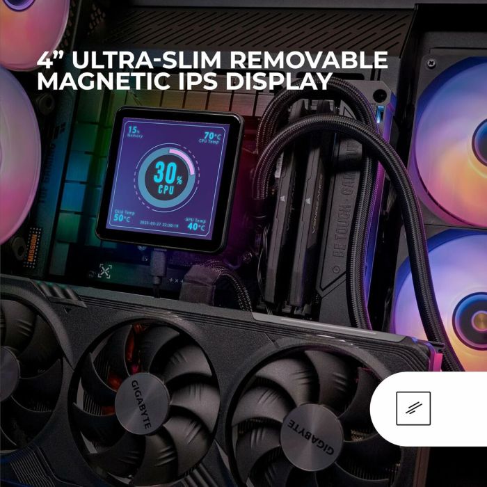 Kit de refroidissement liquide Mars Gaming MLVISIONPRO240 4 Kit de refroidissement liquide Mars Gaming MLVISIONPRO240 4