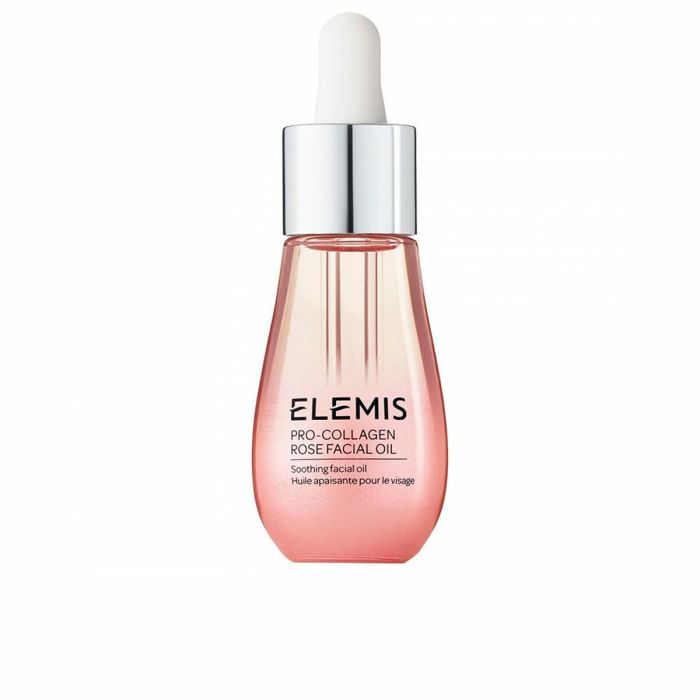 Elemis Huile visage PRO-COLLAGEN à la rose anti-âge pour femme, soin hydratant et apaisant, 15 ml