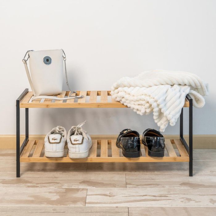 Zapatero con 2 Alturas Moa Vinthera 69x24,5x31 cm (6 Unidades) 1