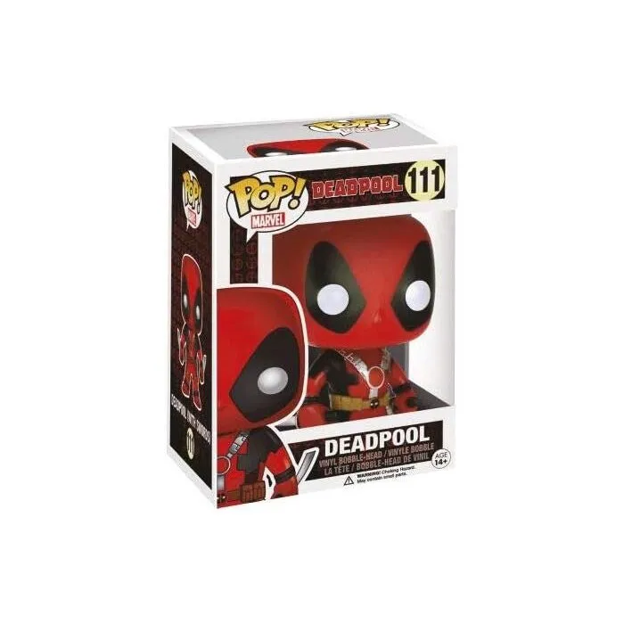Funko Pop! Marvel Deadpool with Two Swords Figurine Vinyle #111 - Produit Officiel Licence