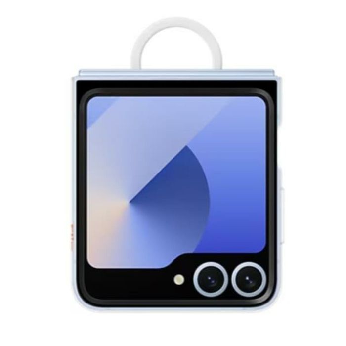 Samsung EF-QF741CTEGWW Coque transparente avec anneau pour Galaxy Z Flip6