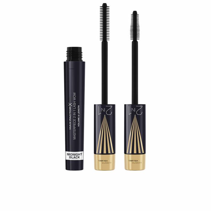 Mascara pour cils Max Factor Masterpiece 2 In 1 Lash Wow Noir Nº 03 Midnight black Nº 03-Midnight Black 7 ml