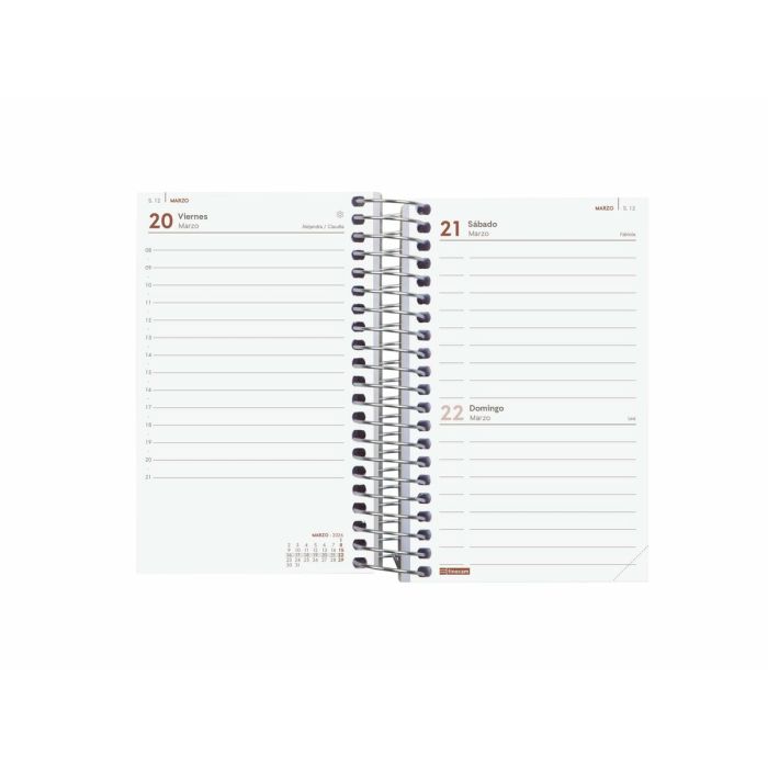 Agenda Finocam YEAR Rouge Mini 7,9 x 12,7 cm 2026 3 Agenda Finocam YEAR Rouge Mini 7,9 x 12,7 cm 2026 3