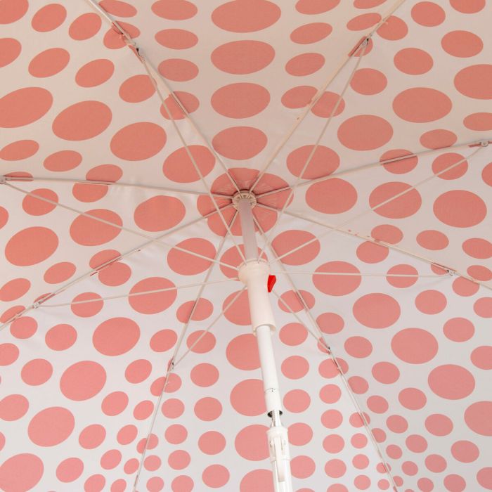 Parasol de plage Aktive Rouge 200 x 205 x 200 cm (6 Unités) 2 Parasol de plage Aktive Rouge 200 x 205 x 200 cm (6 Unités) 2