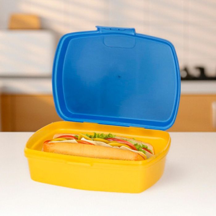 Sac à goûter avec accessoires Mickey Mouse Plastique 380 ml 17 x 5,5 x 13,5 cm (6 Unités) 2