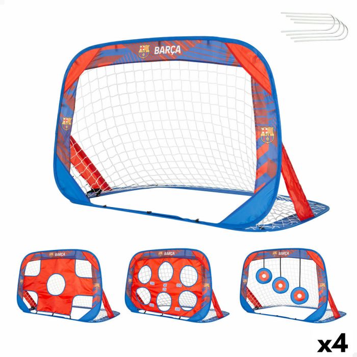 Cage à Foot F.C. Barcelona 120 x 80 x 80 cm (4 Unités)