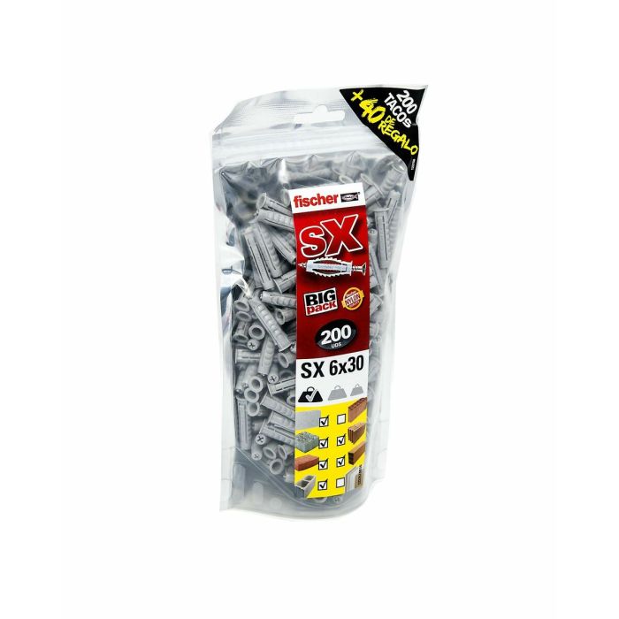 Crampons Fischer SX 519332 Ø 6 x 30 mm (240 Unités) 1 Crampons Fischer SX 519332 Ø 6 x 30 mm (240 Unités) 1